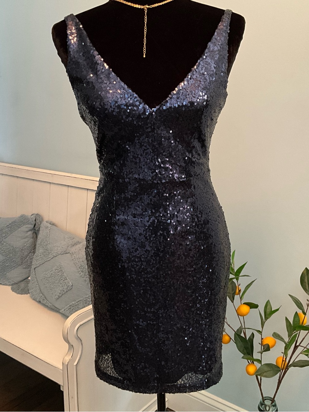 Bodycon Dress Sequin Dress LuLu’s Party Dress Size Small Girls Night Party Dress